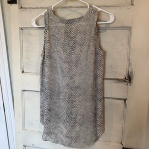 Snake Skin Print Top